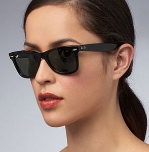LIKE NEW Ray Ban Black Wayfarer RB2140 Sunglasses Men and Women